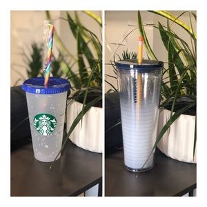 TWO Starbucks Summer 2020 cups
